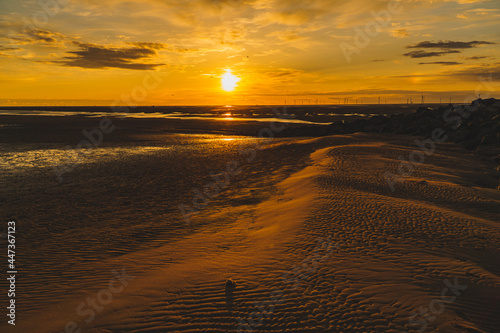 Fototapeta Naklejka Na Ścianę i Meble -  sunset in the sand