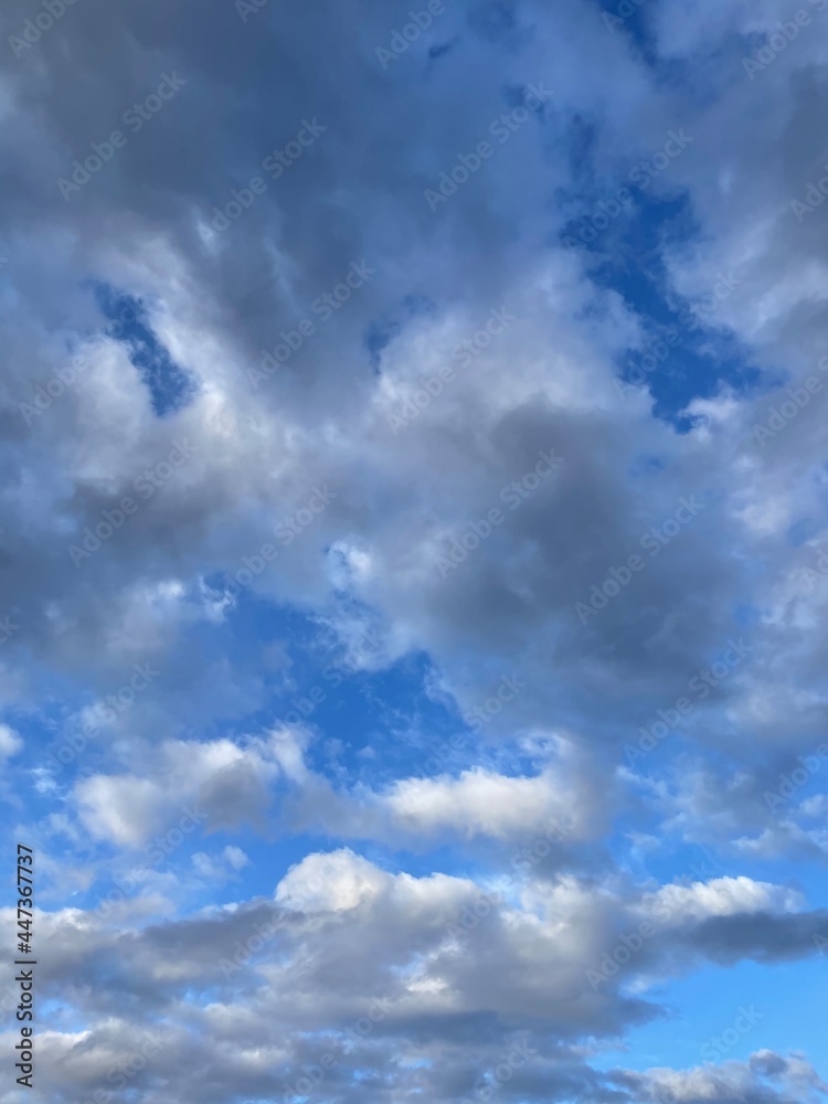 Obraz premium blue sky with clouds