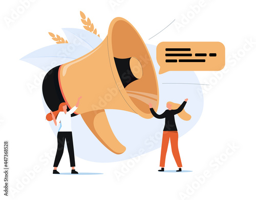 Company public relations abstract concept vector illustration set. PR, events and sponsoring, promotion strategy, event