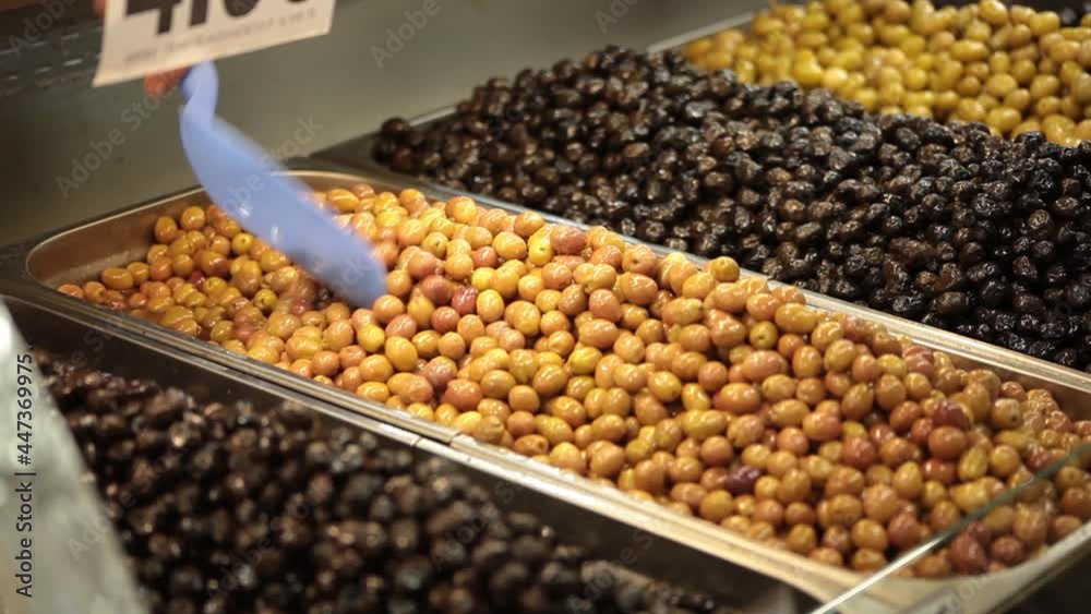 food aisles in the market
