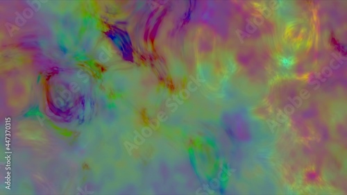 Wallpaper Mural Colorful paint mix with gradient vivid colors Torontodigital.ca