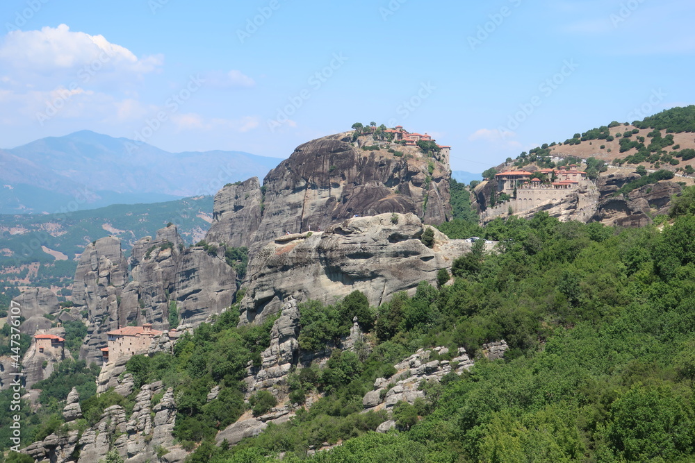 View from a monastery in Meteora