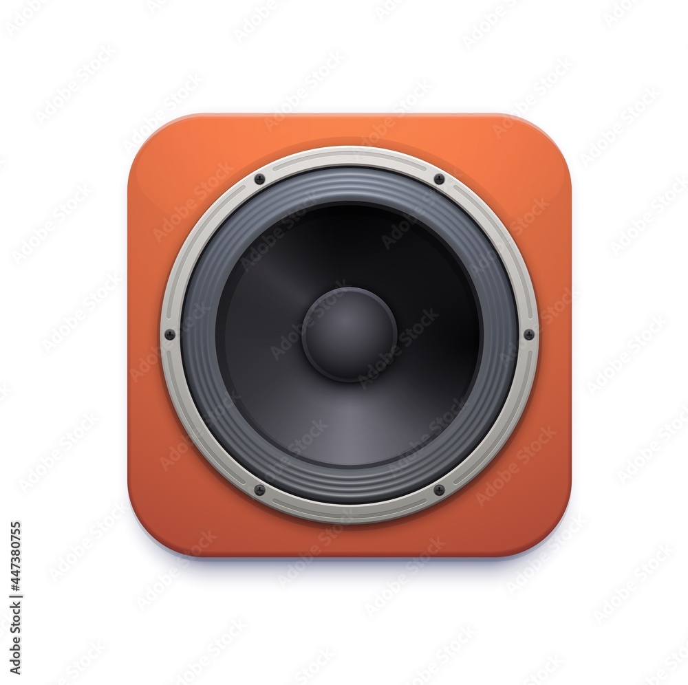 Sound speaker icon, audio or music stereo system, vector realistic loudspeaker. Realistic acoustic sound speaker or subwoofer and boombox radio amplifier, wooden loudspeaker Sound speaker icon, audio or music stereo system, vector realistic loudspeaker. Realistic acoustic sound speaker or subwoofer and boombox radio amplifier, wooden loudspeaker