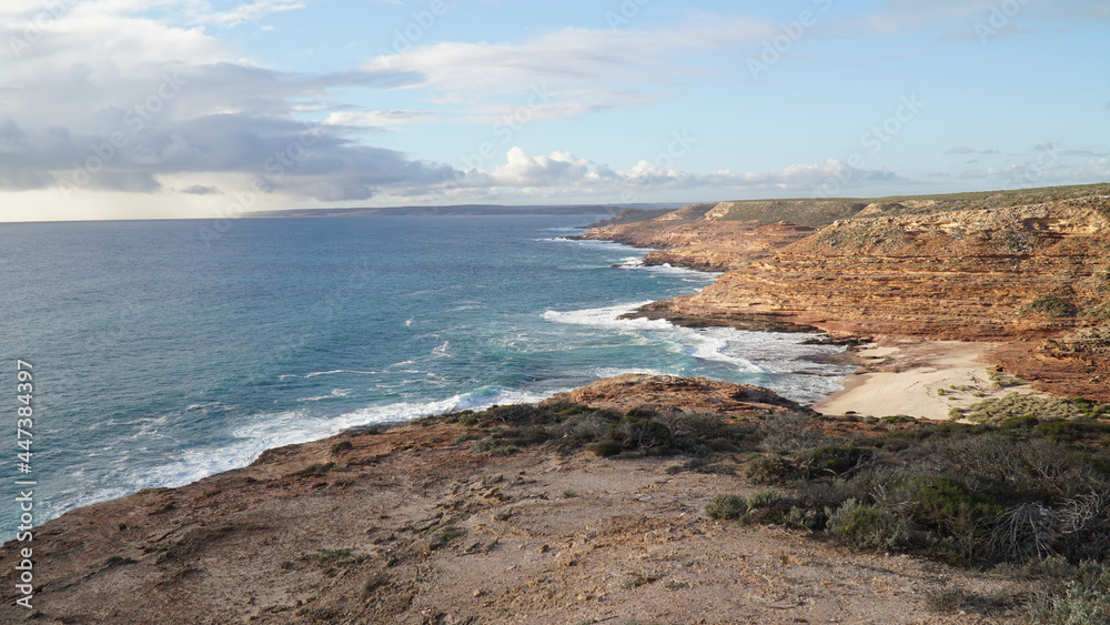 Coastal landscapes at Kalbarri National Park in Western Australia.