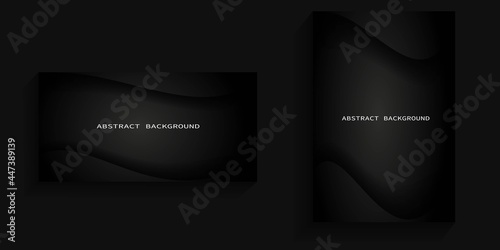 plain black background with shadow for cover, poster, banner, billboard