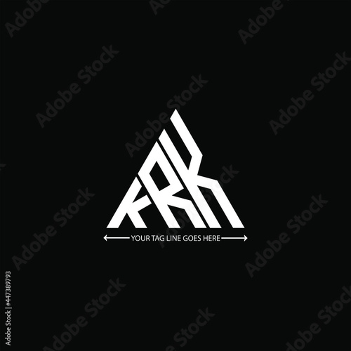 KRK letter logo creative design. KRK unique design

