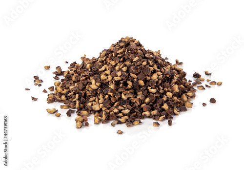 Wallpaper Mural crushed black pepper on whited background. Torontodigital.ca