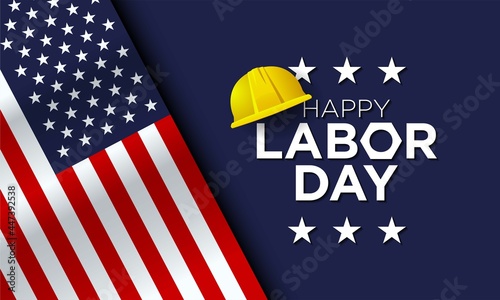 Labor Day Background Design.