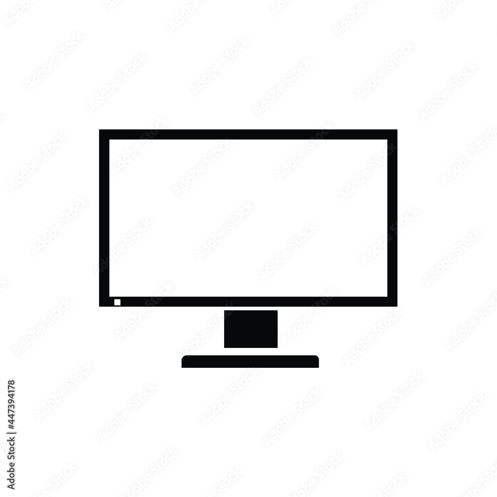 television icon vector. tv or lcd tv icon isolated on white background television icon vector. tv or lcd tv icon isolated on white background