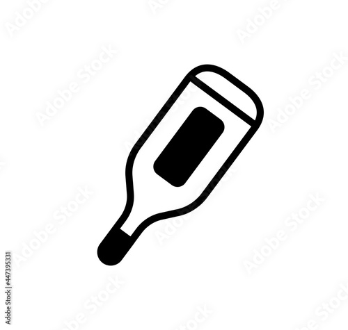 Medical thermometer vector icon illustration