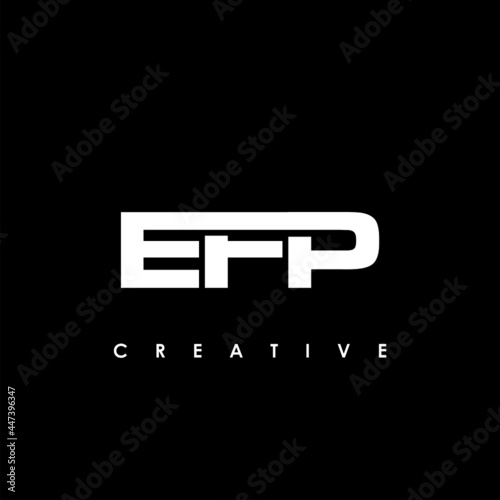 EFP Letter Initial Logo Design Template Vector Illustration