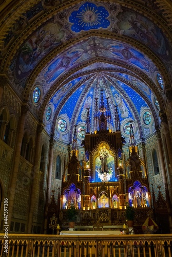 Interior of the Church in Santos - São Paulo - Brazil