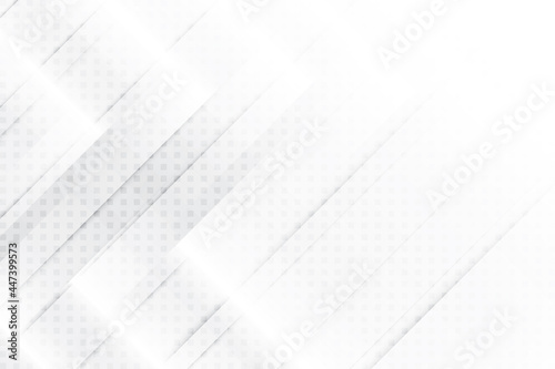 Fototapeta Naklejka Na Ścianę i Meble -  Abstract  white and gray color, modern design background with halftone effect. Vector illustration.
