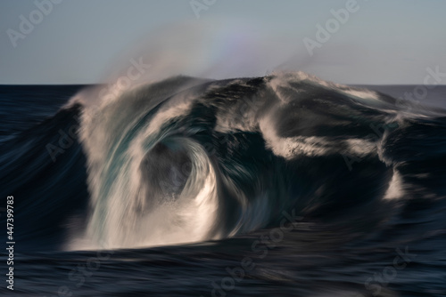 Motion blur photo of the ocean, Australia