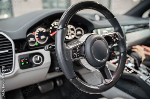 interior of a modern car © Sergey