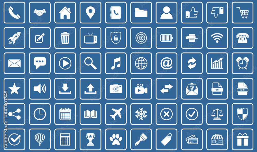 website icon set vector sign symbol of contact us website icon set vector sign symbol of contact us