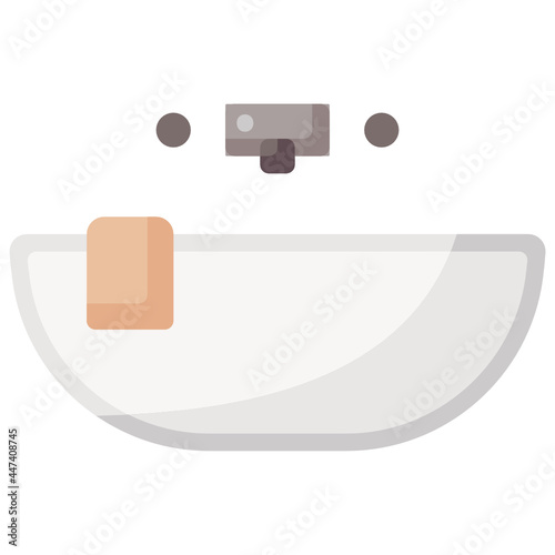 bath flat icon