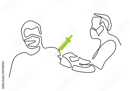 continuous line drawing of ...