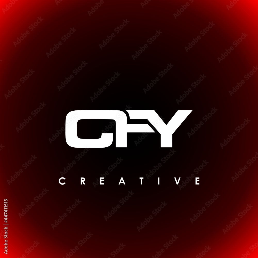 CFY Letter Initial Logo Design Template Vector Illustration CFY Letter Initial Logo Design Template Vector Illustration