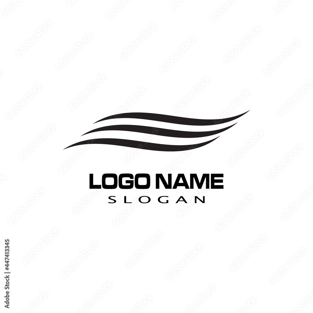 Water wave icon vector illustration design logo Water wave icon vector illustration design logo