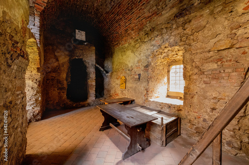 Ruin of King´s castle Tocnik (Točník) in Central Bohemia - Czech Republic. It was built by the Czech king Wenceslas IV at the turn of the 15th century. photo