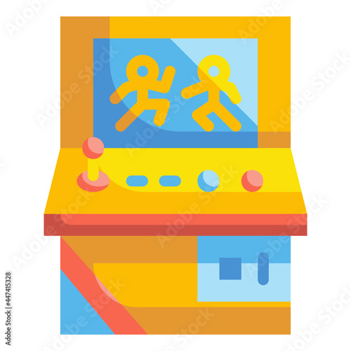 arcade flat icon