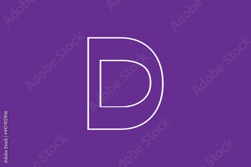 Letter D Logo Template Design Vector Illustration
