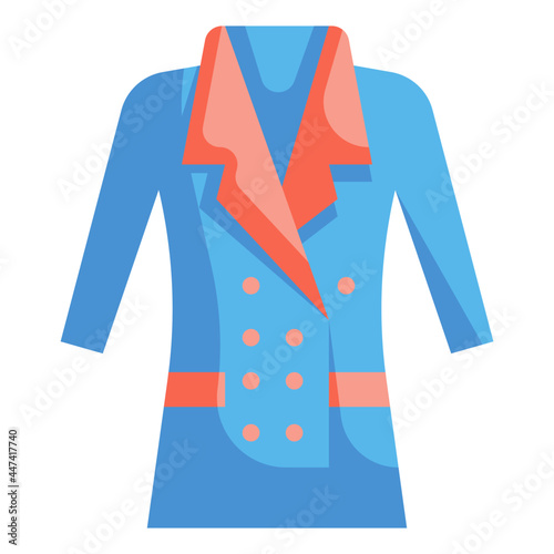 coat flat icon