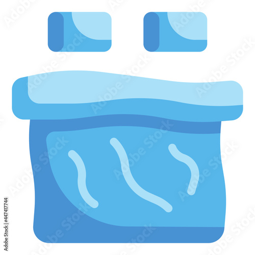 comforter flat icon