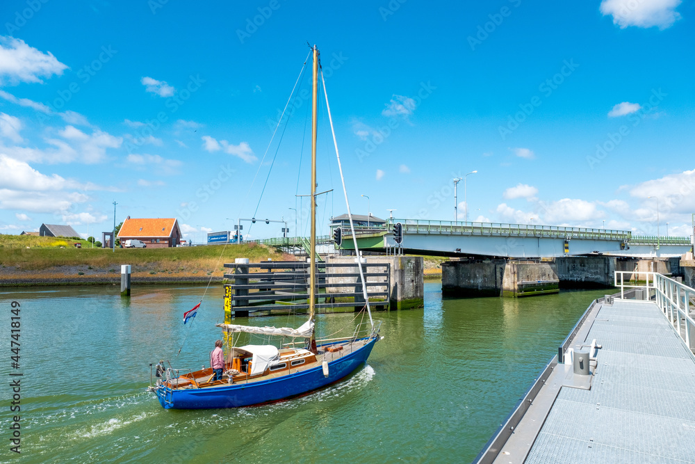 Afsluitdijk, Noord-Holland Province, Friesland province, The Netherlands