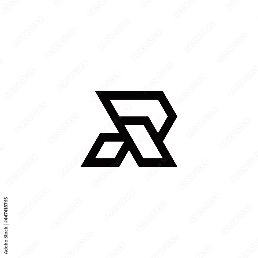 r initial logo design vector template r initial logo design vector template
