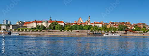 River View Panorama Of Warsaw In Poland