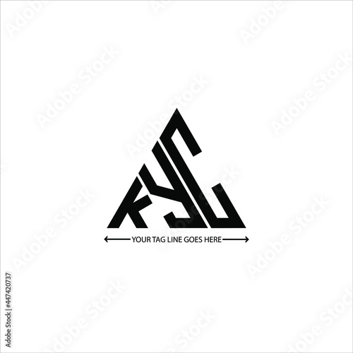 KYC letter logo creative design. KYC unique design