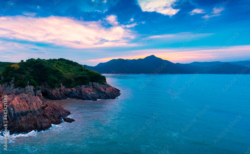 Coastal scenery of Xiapu, Ningde City, Fujian Province, China