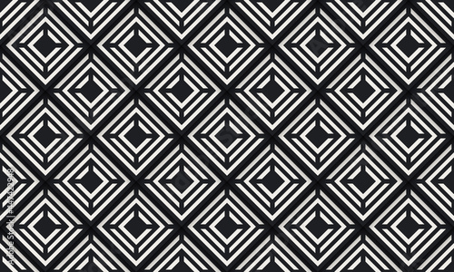 Geometric seamless pattern simple modern design