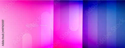 Dynamic lines abstract background. 3D shadow effects and fluid gradients. Modern overlapping forms