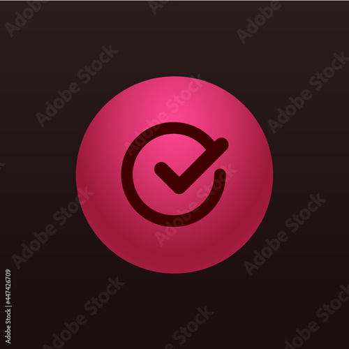 Tick Mark - Sticker