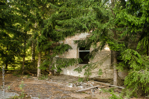 Abandoned military object in Ventspils municipality  Latvia. 