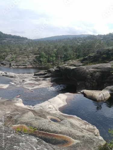 river in the mountains