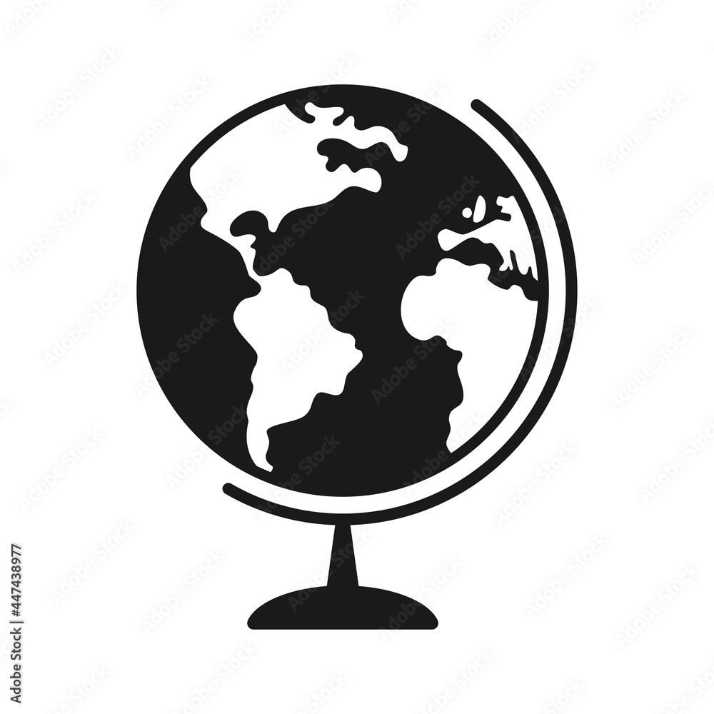 Globe icons. Education concept. Globe illustration. Globe icons. Education concept. Globe illustration.