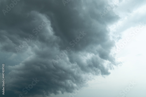 texture of grey clouds in sky