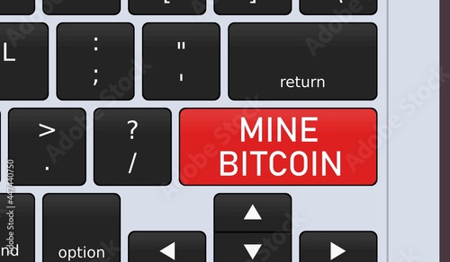 Mine bitcoin keyboard special key