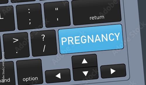 Pregnancy button on keyboard