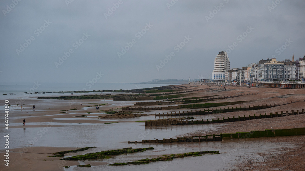 Low Tide at Hastings Seafront Low Tide at Hastings Seafront