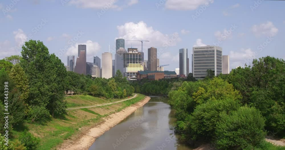 Timelapse of the city of downtown Houston and surrounding area Timelapse of the city of downtown Houston and surrounding area