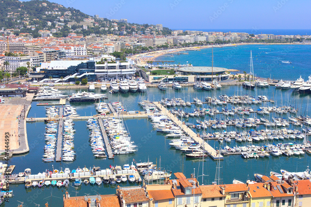 The port of Cannes, South of France