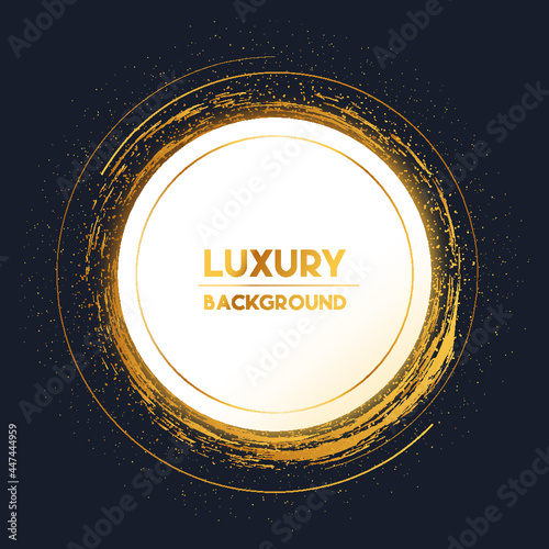 Shiny Luxury Golden Dust abstract Background with copy space for your text.