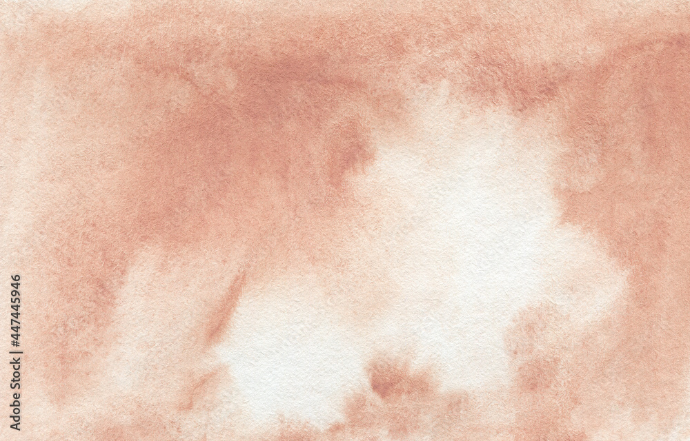 Abstract copper watercolor gradient background texture. Abstract copper watercolor gradient background texture.