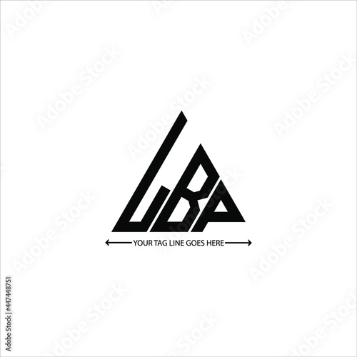 LBP letter logo creative design. LBP unique design
 photo