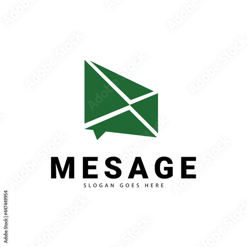 Free Download message bubble logo, this logo is suitable for your business - GFXLoad